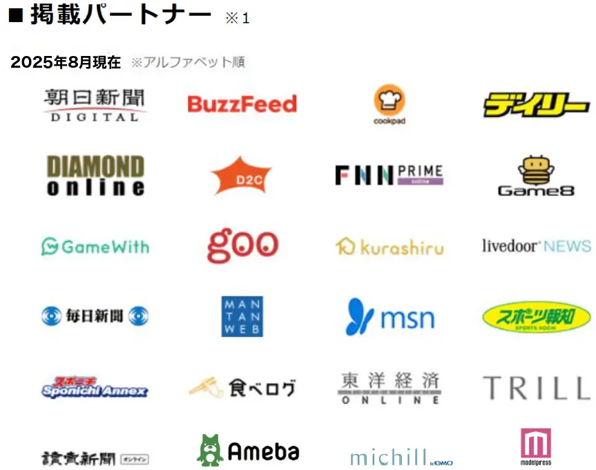 掲載パートナー
