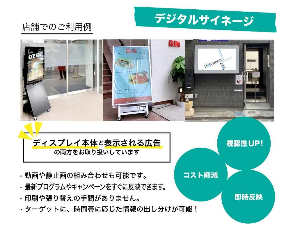 デジタルサイネージ広告